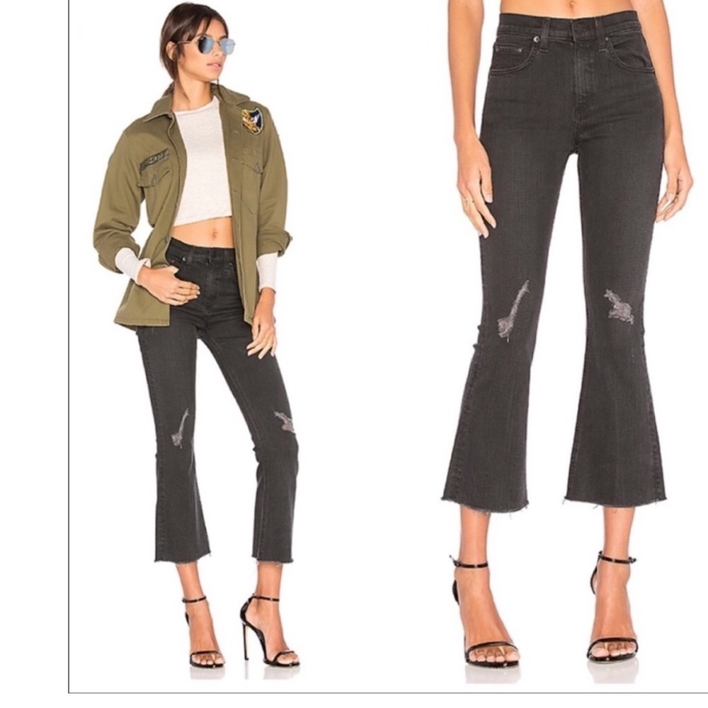 rag & bone 10 inch crop flare Jeans